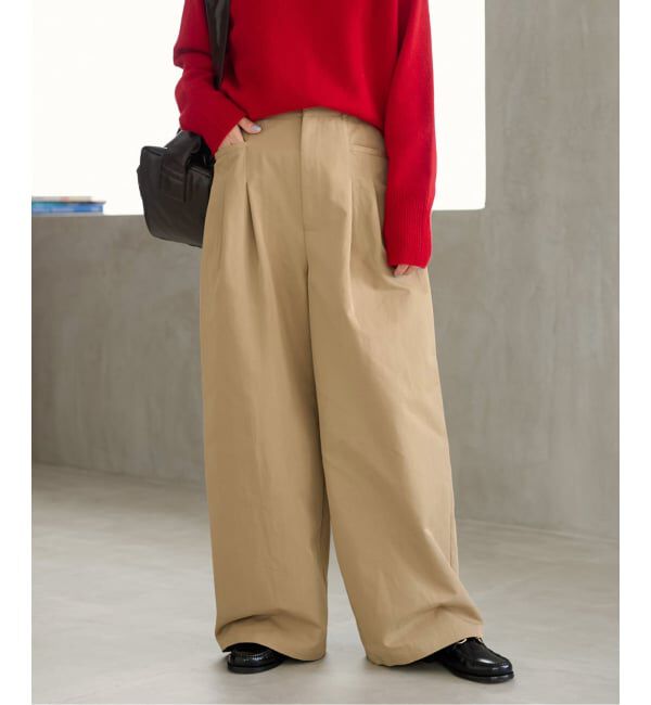 JOURNAL STANDARD relume「《追加3》2タックワイドパンツ」|チノ|