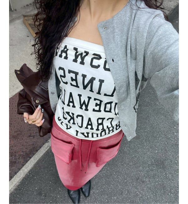 Oriens JOURNAL STANDARD「ビッグロゴブラトップ」|インナー|ホワイト