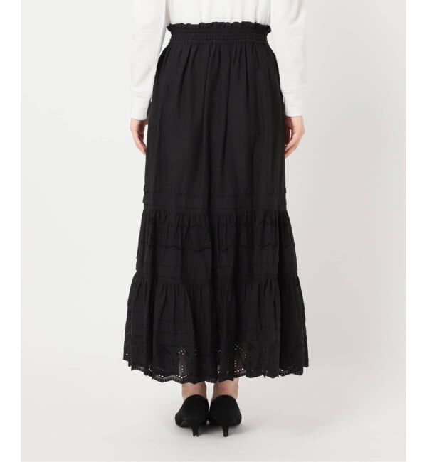 JOURNAL STANDARD relume「《WEB限定追加予約2》コットンボイルタック刺繍ロングスカート」|スカート|