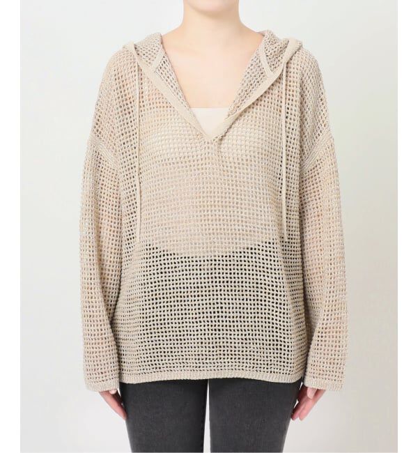 JOURNAL STANDARD relume「ミックスメッシュフーディー」|ニット・セーター|