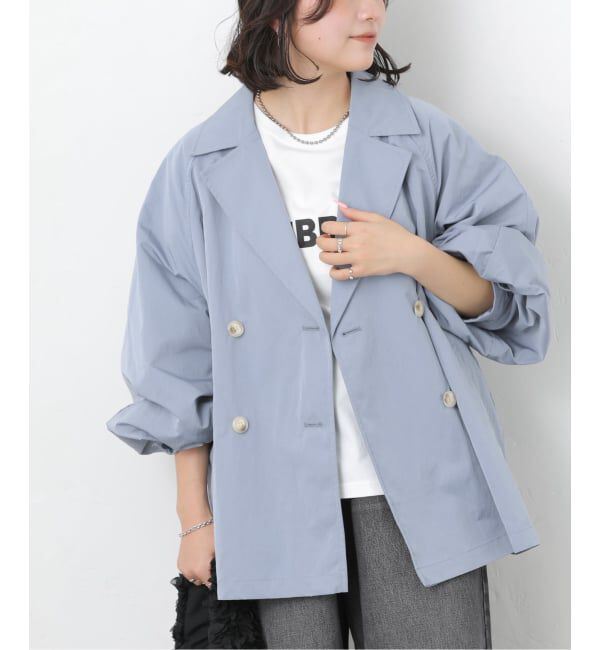 JOURNAL STANDARD relume「ヴィンテージクロストレンチコート」|トレンチコート|ブルー A