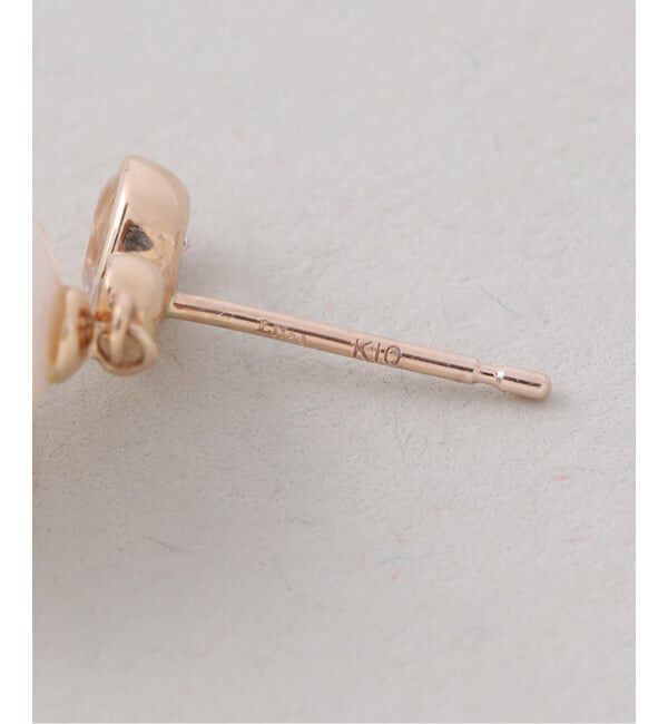 Lilas by Spick&Span「バロックパール*ホワイトトパーズピアス K10（両耳）」|ピアス|