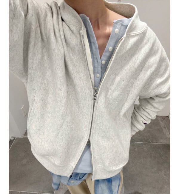 FRAMeWORK「Champion 別注リバースウィーブフルジップパーカー」|パーカー|