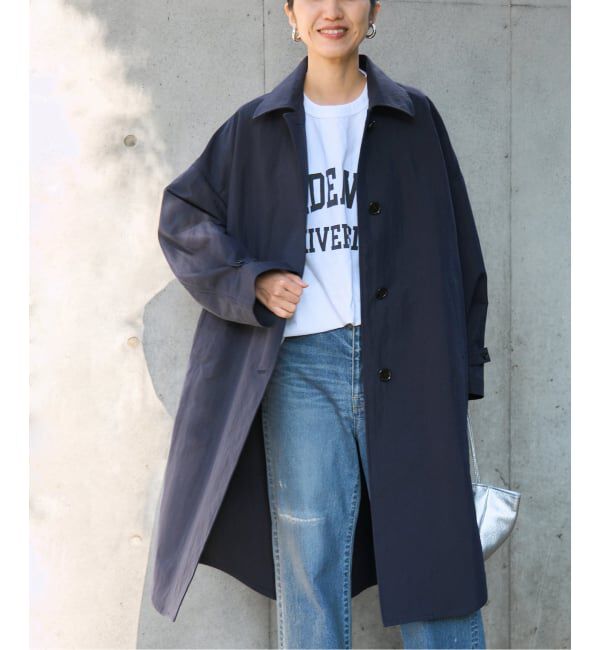 FRAMeWORK「ポンチョコート」|その他|ネイビー