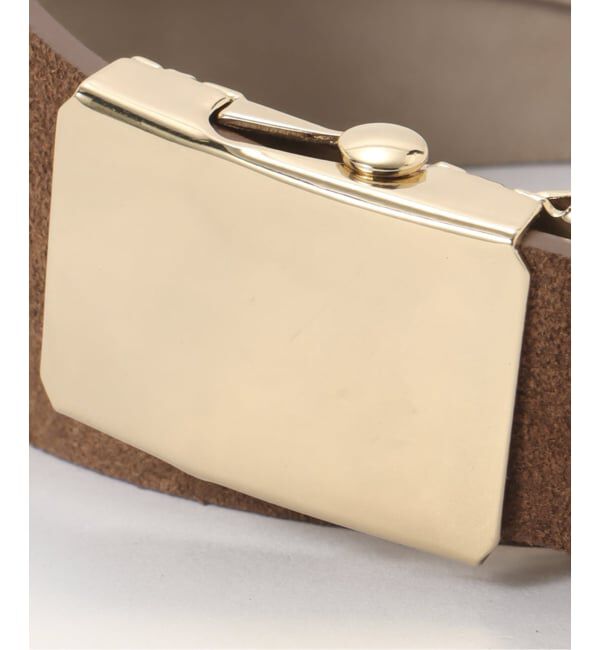 U by SPICK&SPAN「LEFIJE / レフィエ スウェードガチャベルト」|ベルト|