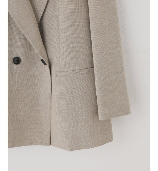 Spick and Span「リネンライクロングジャケット」|テーラードジャケット|