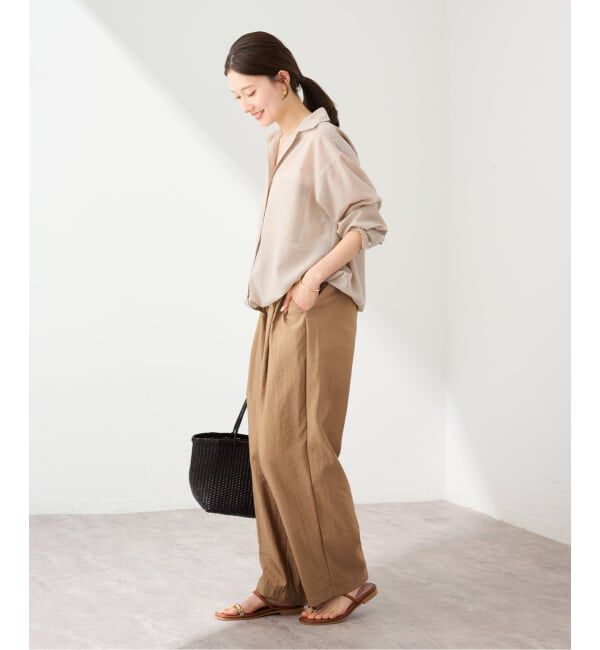 FRAMeWORK「≪手洗い可≫シアービエラドロストレギュラーシャツ」|シャツ・ブラウス|