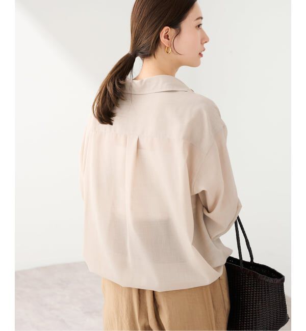 FRAMeWORK「≪手洗い可≫シアービエラドロストレギュラーシャツ」|シャツ・ブラウス|