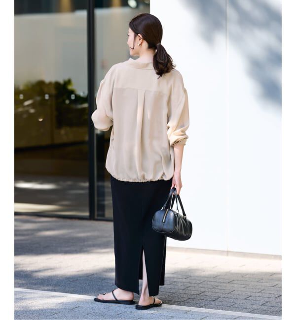 FRAMeWORK「≪手洗い可≫シアービエラドロストレギュラーシャツ」|シャツ・ブラウス|