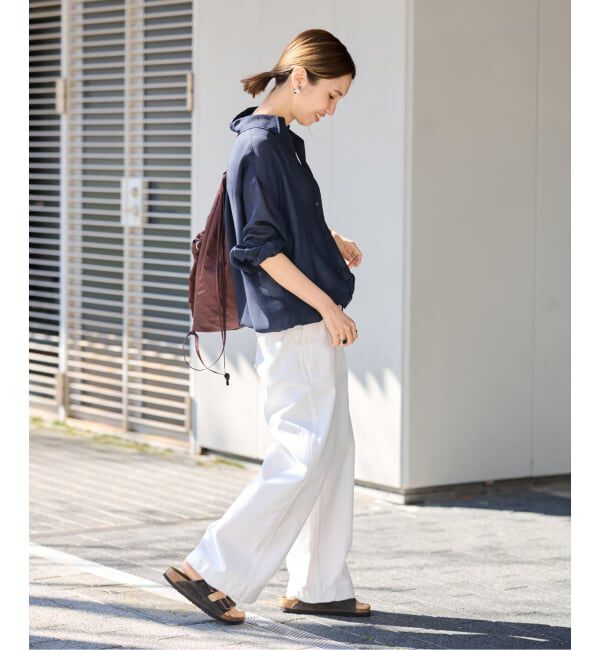 FRAMeWORK「≪手洗い可≫シアービエラドロストレギュラーシャツ」|シャツ・ブラウス|