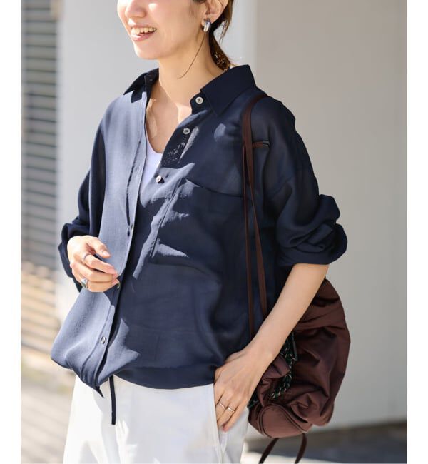 FRAMeWORK「≪手洗い可≫シアービエラドロストレギュラーシャツ」|シャツ・ブラウス|