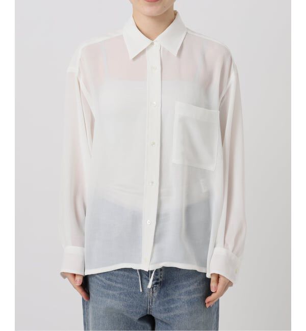 FRAMeWORK「≪手洗い可≫シアービエラドロストレギュラーシャツ」|シャツ・ブラウス|