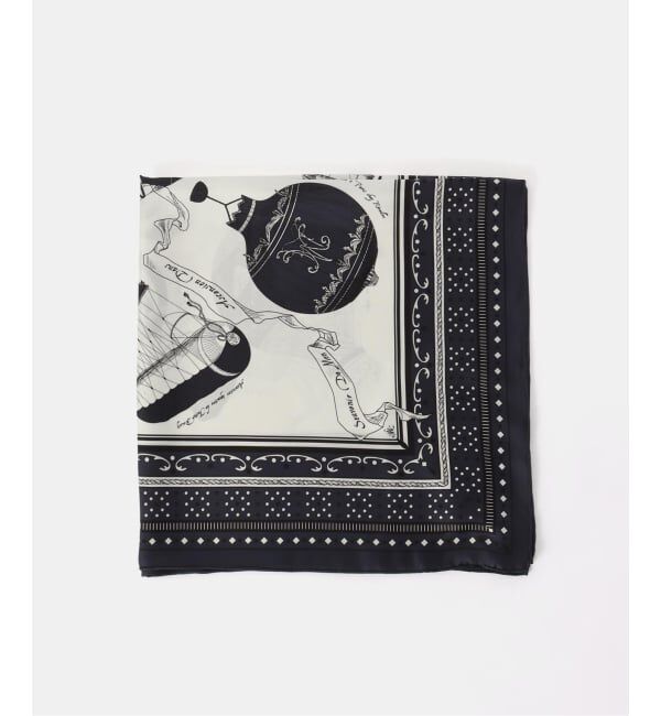 Spick and Span「manipuri/マニプリ 65*65 バルーン」|バンダナ・スカーフ|ネイビー