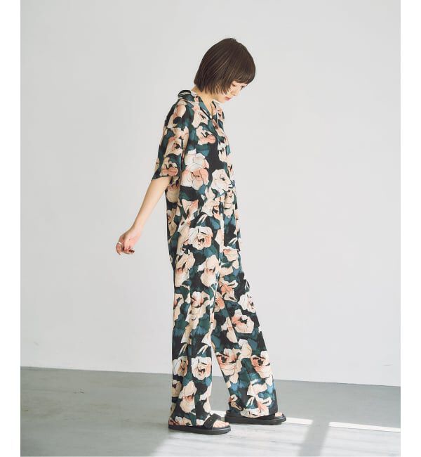 HARDY NOIR「《追加予約》HOGUSHI FLOWERプリントシャツ」|シャツ・ブラウス|