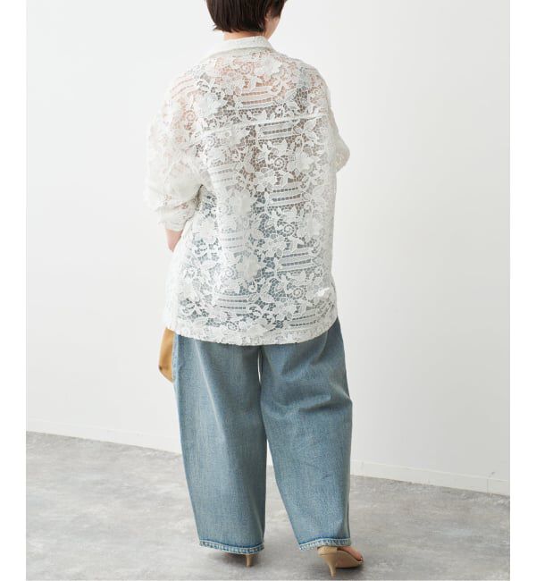 Spick and Span「《一部店舗+WEB限定》LAYAS/レイヤーズ レースシャツジャケット」|その他|