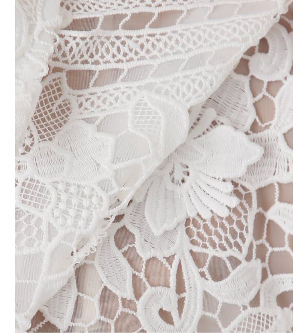 Spick and Span「《一部店舗+WEB限定》LAYAS/レイヤーズ レースシャツジャケット」|その他|