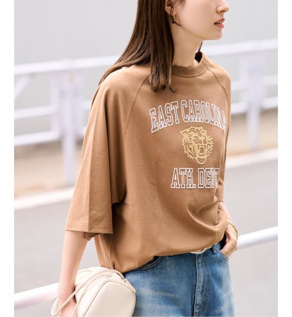 FRAMeWORK「≪予約≫CHAMPION/チャンピオン 別注14s/1 Jesey RAGLAN Tシャツ」|Tシャツ・カットソー|キャメル