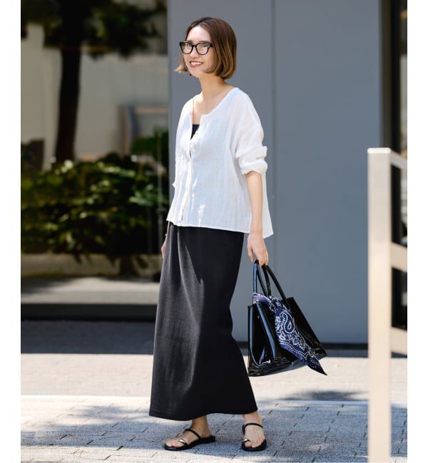 FRAMeWORK「≪WEB限定 /手洗い可 /  追加予約≫コットンリブスカート 2」|スカート|