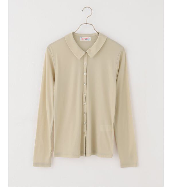 Spick and Span「《接触冷感》シアーシャツカットソー」|Tシャツ・カットソー|