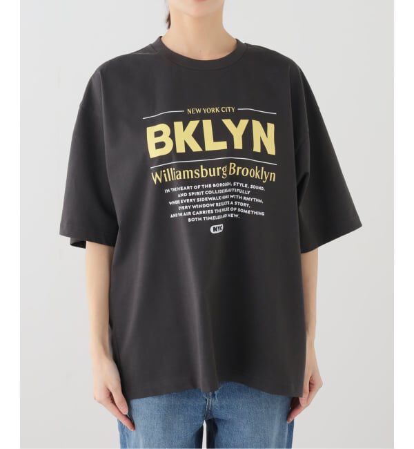 Spick and Span「《WEB限定 / 追加予約》ロゴオーバーTシャツ」|Tシャツ・カットソー|