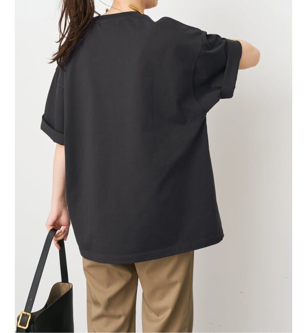 Spick and Span「《WEB限定 / 追加予約》ロゴオーバーTシャツ」|Tシャツ・カットソー|