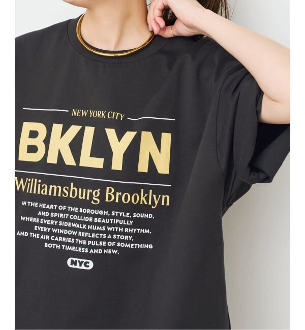 Spick and Span「《WEB限定 / 追加予約》ロゴオーバーTシャツ」|Tシャツ・カットソー|