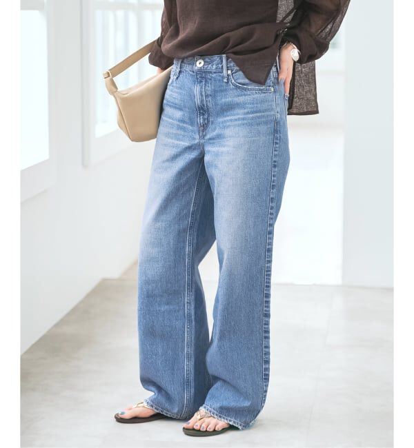 Spick and Span「《別注カラーあり / 予約》upper hights/アッパーハイツ THE NIECE MID-RISE*」|デニム|