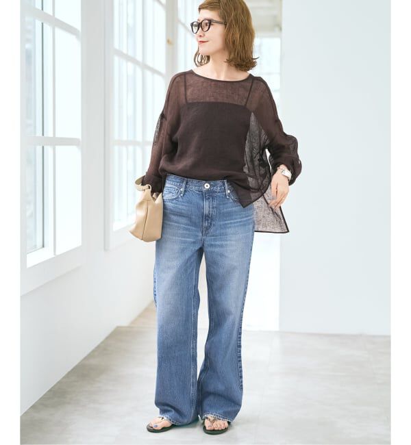 Spick and Span「《別注カラーあり / 予約》upper hights/アッパーハイツ THE NIECE MID-RISE*」|デニム|