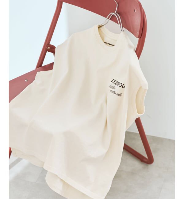Spick and Span「《予約》upper hights/アッパーハイツ 別注BIG NO SLEEVE TEE*」|Tシャツ・カットソー|
