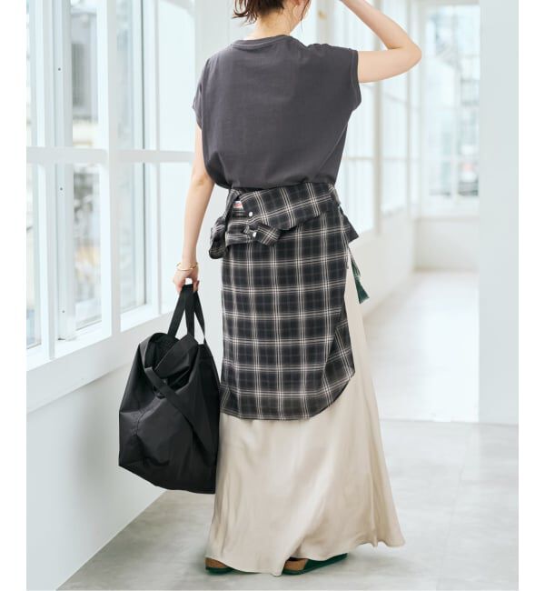 Spick and Span「《予約》upper hights/アッパーハイツ 別注BIG NO SLEEVE TEE*」|Tシャツ・カットソー|