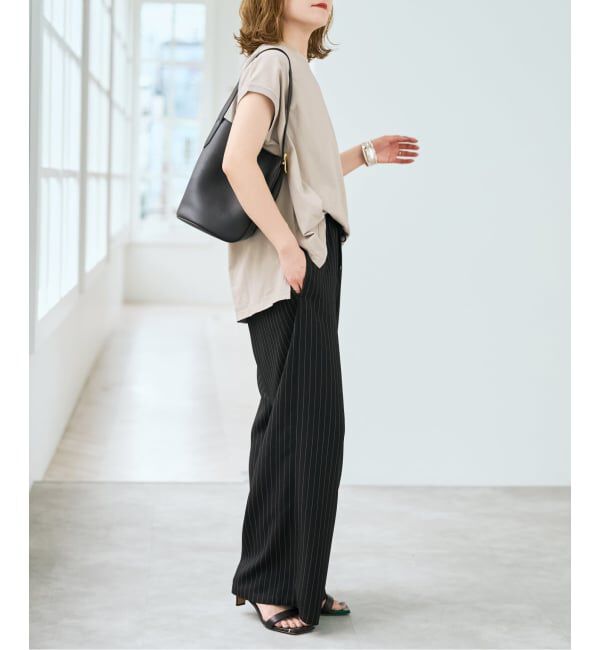 Spick and Span「《予約》upper hights/アッパーハイツ 別注BIG NO SLEEVE TEE*」|Tシャツ・カットソー|