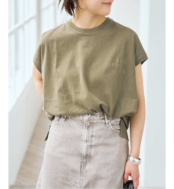 Spick and Span「《予約》upper hights/アッパーハイツ 別注BIG NO SLEEVE TEE*」|Tシャツ・カットソー|