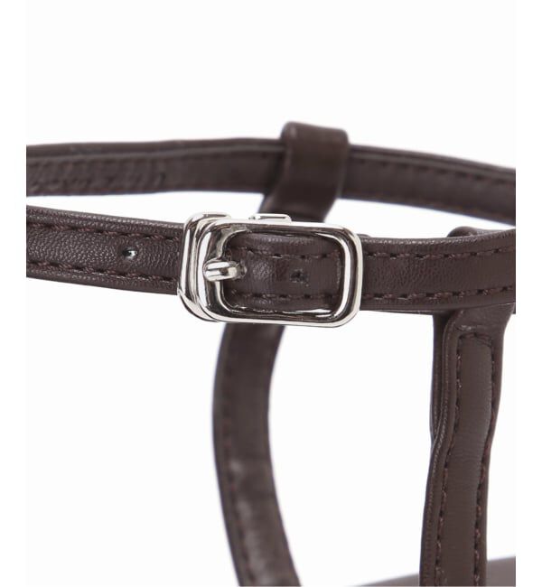 Spick and Span「《予約》Paes/ぺイズ Square Panel Sandal」|サンダル|