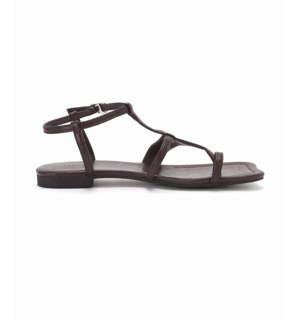 Spick and Span「《予約》Paes/ぺイズ Square Panel Sandal」|サンダル|