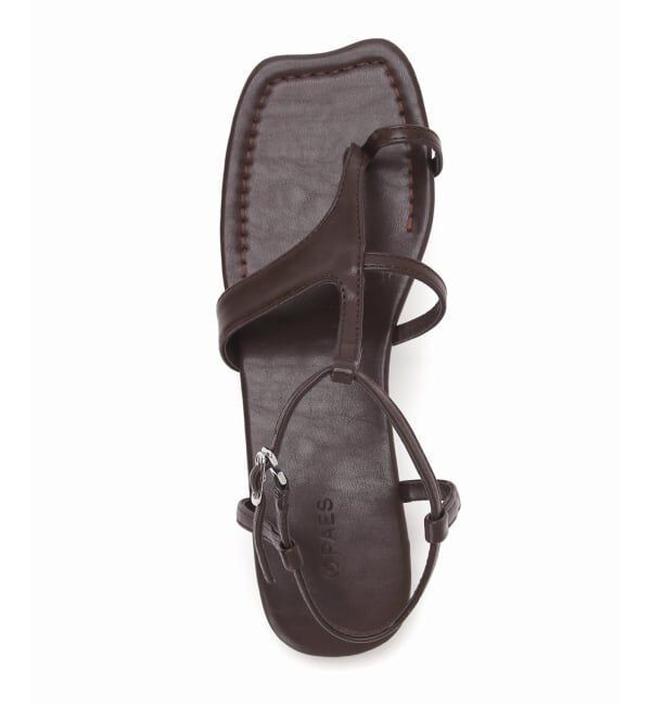 Spick and Span「《予約》Paes/ぺイズ Square Panel Sandal」|サンダル|