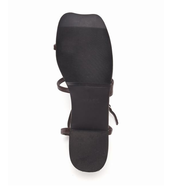 Spick and Span「《予約》Paes/ぺイズ Square Panel Sandal」|サンダル|