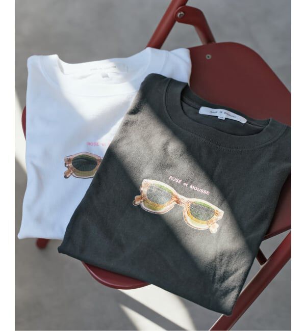 Spick and Span「《追加予約》ANGE IN DISGUISE/アンジ イン ディスガイズ ROSE et MOUSSE TEE」|Tシャツ・カットソー|