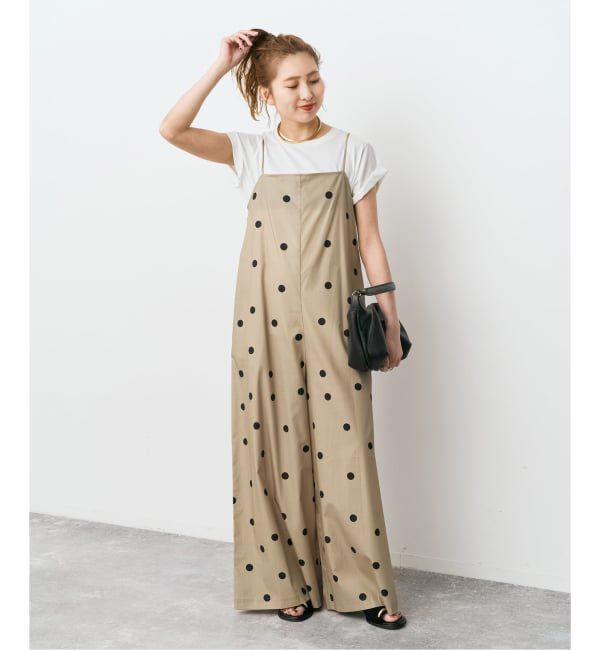 Spick and Span「《予約》ドットサロペット」|オールインワン|