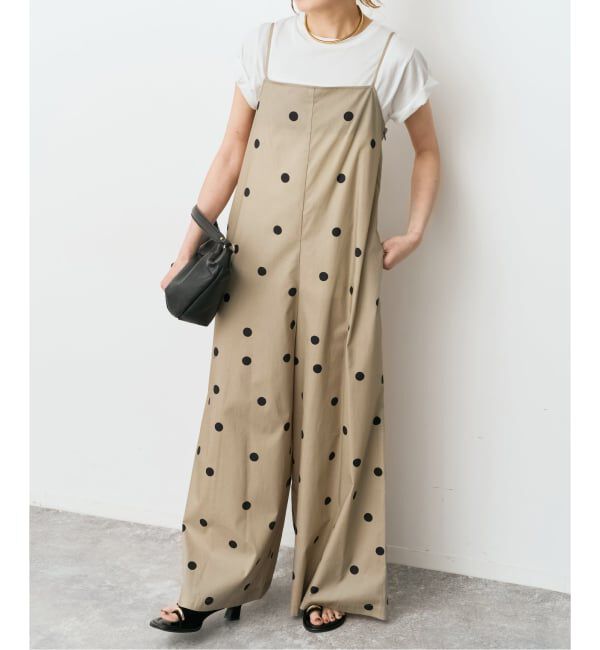 Spick and Span「《予約》ドットサロペット」|オールインワン|