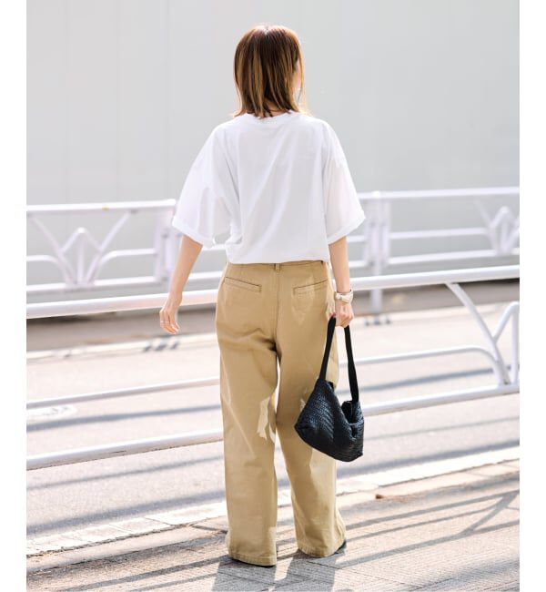 FRAMeWORK「ATON/エイトン SUVIN 60/2 WIDE SLEEVE T-SHIRT」|Tシャツ・カットソー|