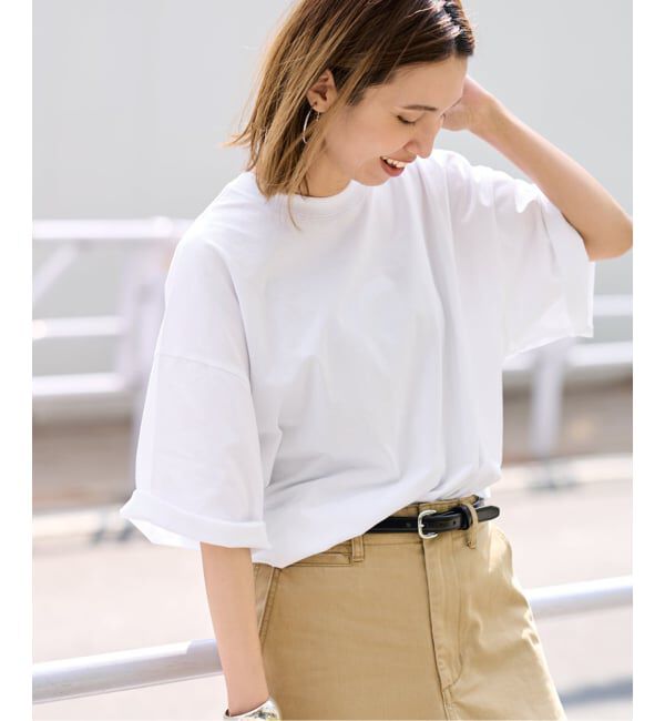 FRAMeWORK「ATON/エイトン SUVIN 60/2 WIDE SLEEVE T-SHIRT」|Tシャツ・カットソー|