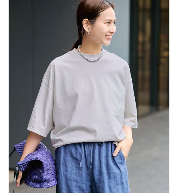 FRAMeWORK「ATON/エイトン SUVIN 60/2 WIDE SLEEVE T-SHIRT」|Tシャツ・カットソー|