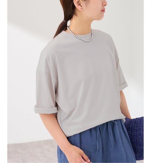 FRAMeWORK「ATON/エイトン SUVIN 60/2 WIDE SLEEVE T-SHIRT」|Tシャツ・カットソー|