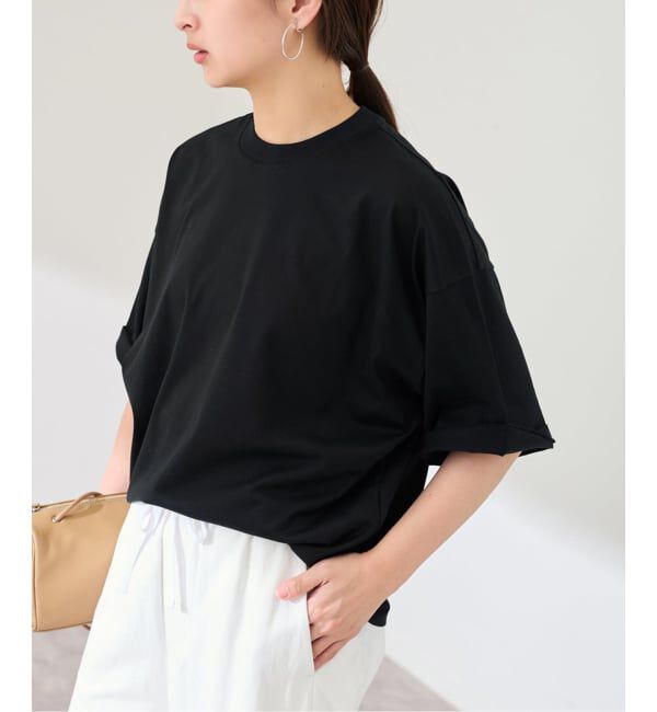 FRAMeWORK「ATON/エイトン SUVIN 60/2 WIDE SLEEVE T-SHIRT」|Tシャツ・カットソー|