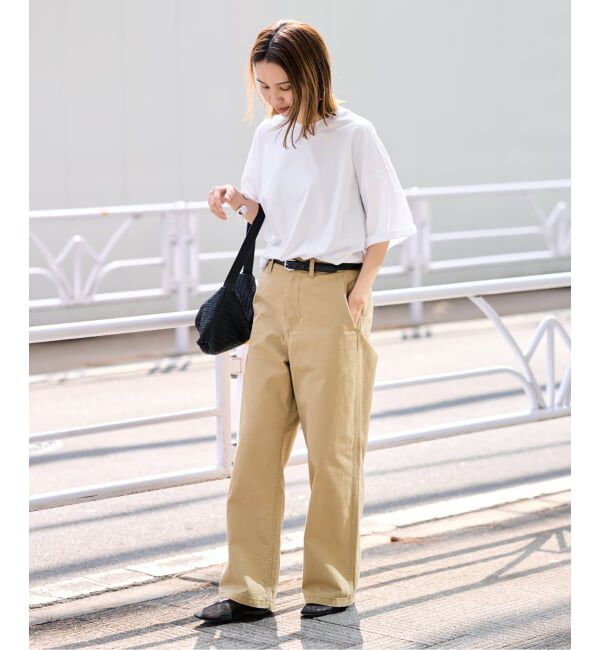 FRAMeWORK「ATON/エイトン SUVIN 60/2 WIDE SLEEVE T-SHIRT」|Tシャツ・カットソー|