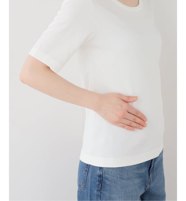  「【洗える】接触冷感クルーネックカットソー」|Tシャツ・カットソー|