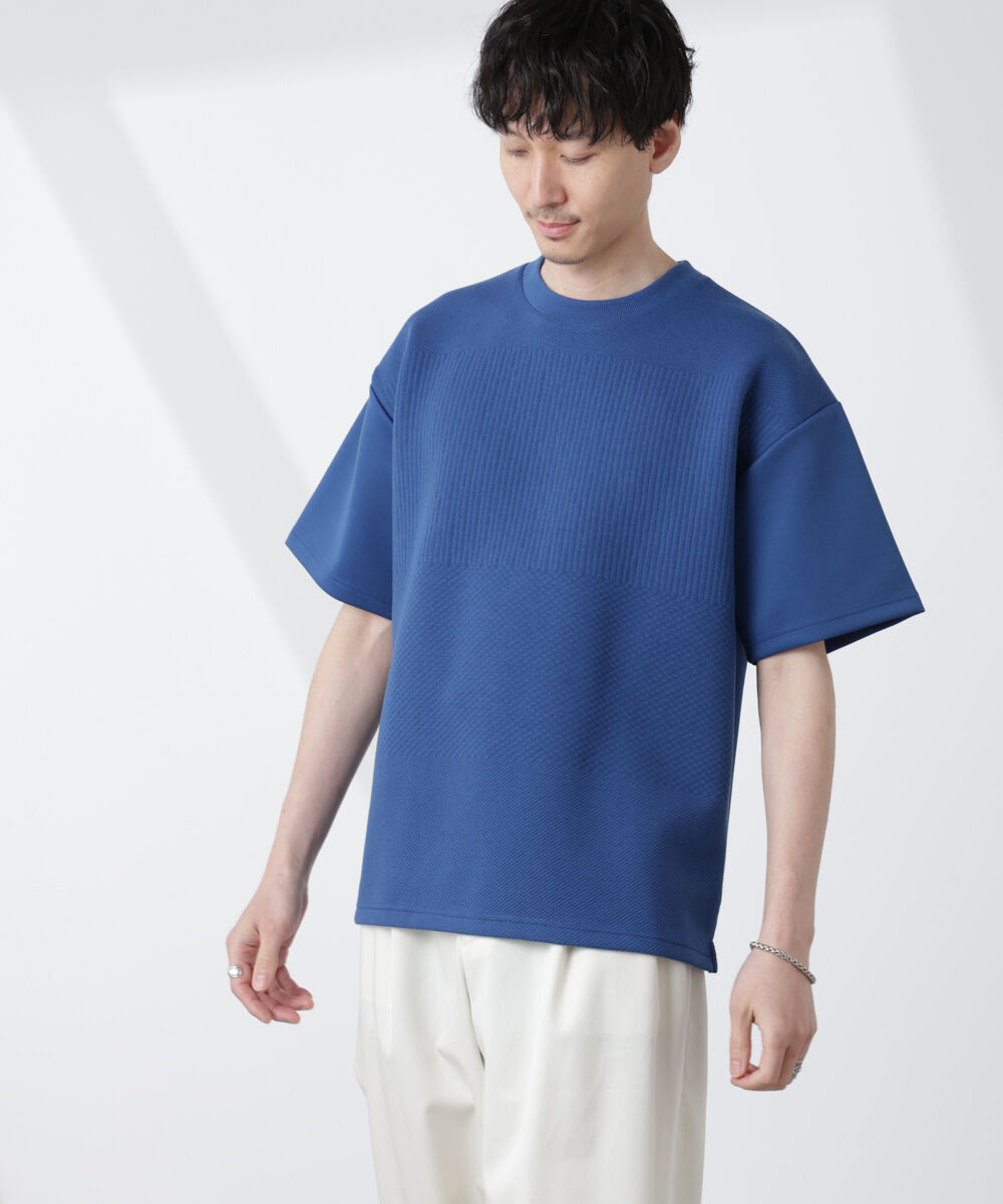 nano･universe「オリジナルフクレジャガードTシャツ」|Tシャツ・カットソー|ブルー