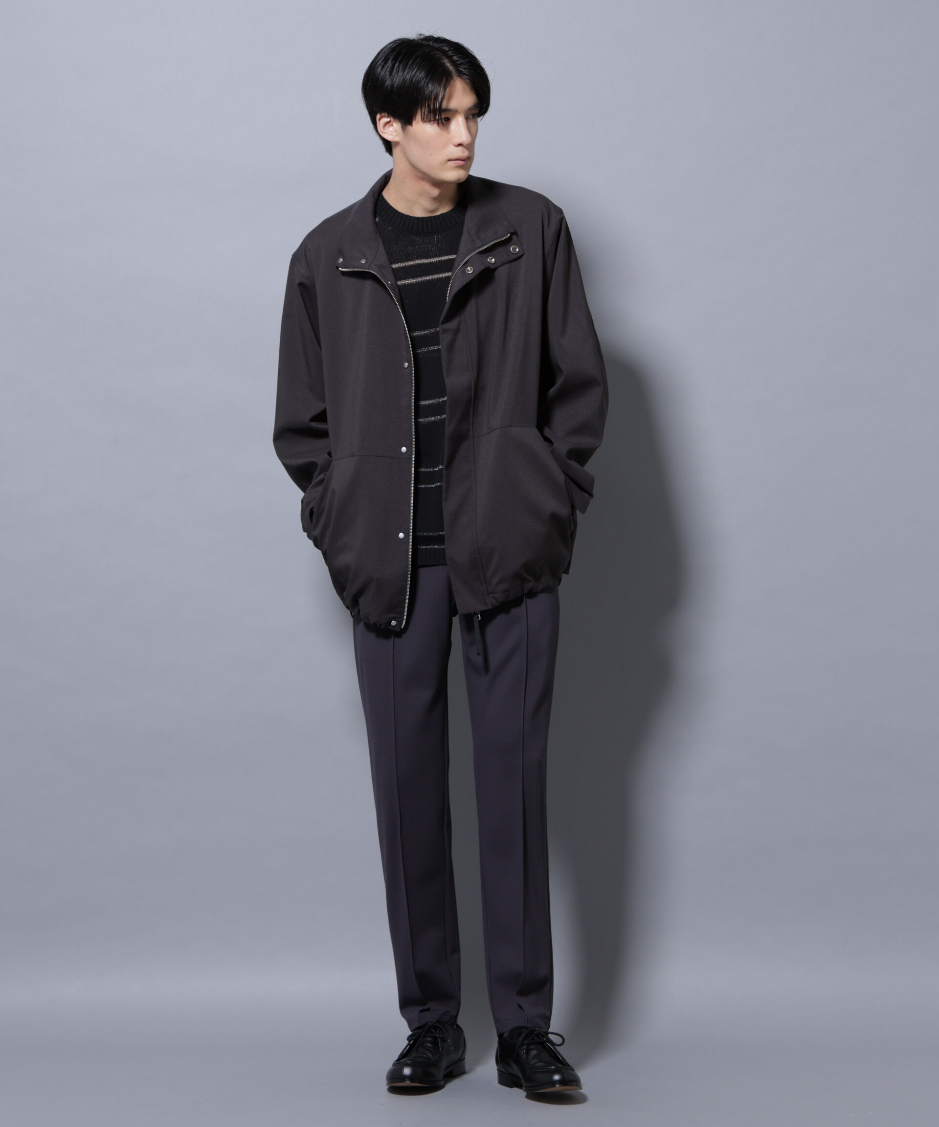 nano･universe「「モダンコンフォートシリーズ」スリムイージースラックス」|チノ|