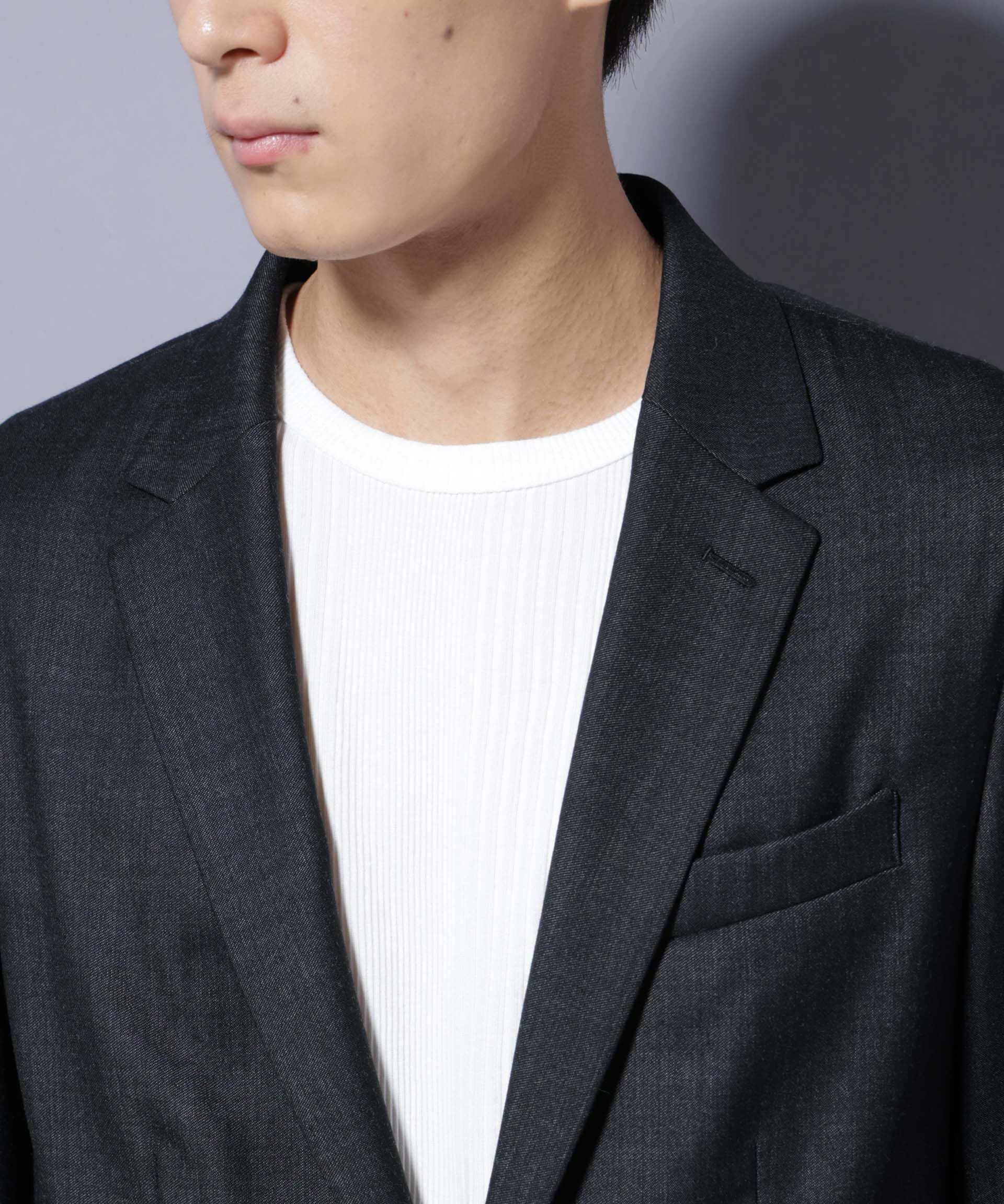 nano･universe「「N JACKET PREMIUM」ウールデニムジャケット/STRETCH(セットアップ可)」|スーツ|