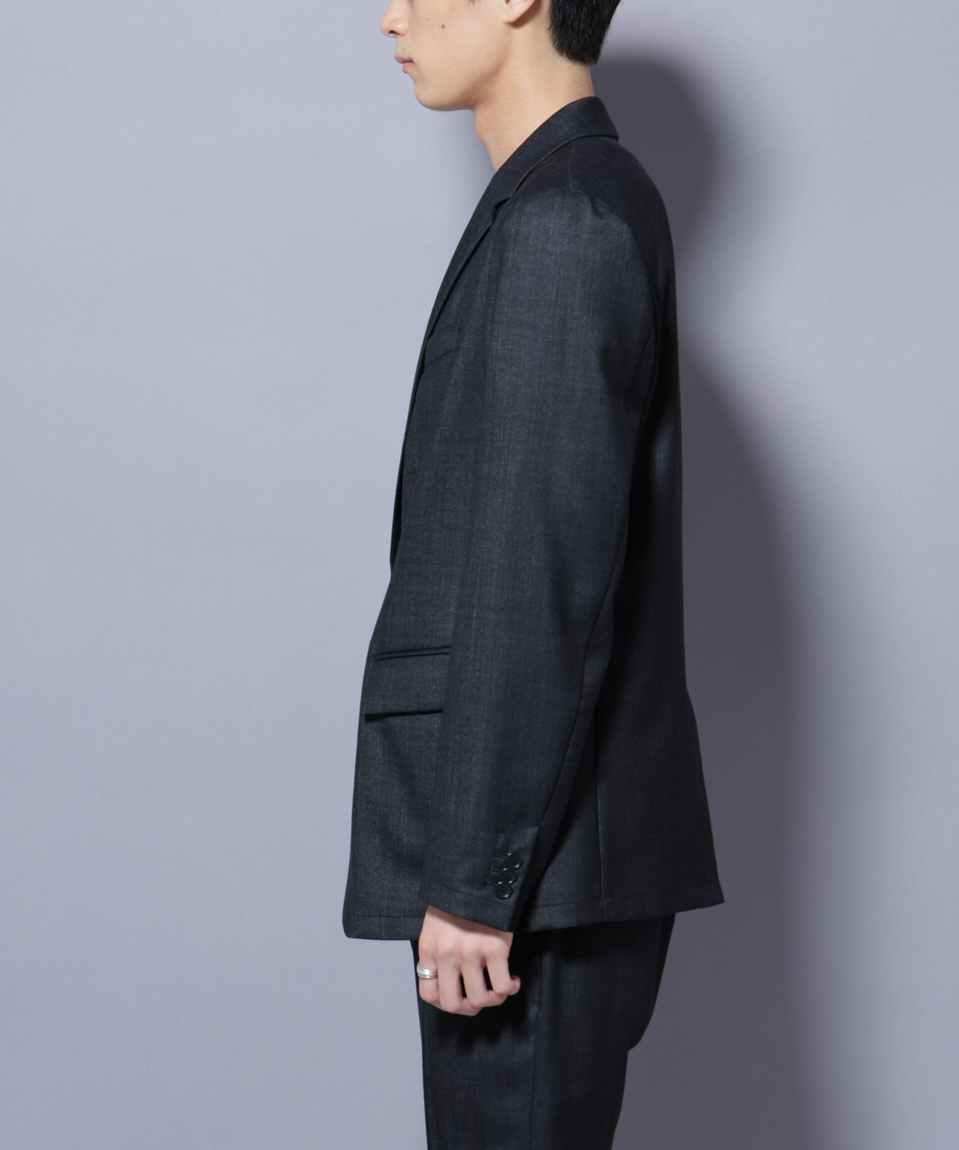 nano･universe「「N JACKET PREMIUM」ウールデニムジャケット/STRETCH(セットアップ可)」|スーツ|